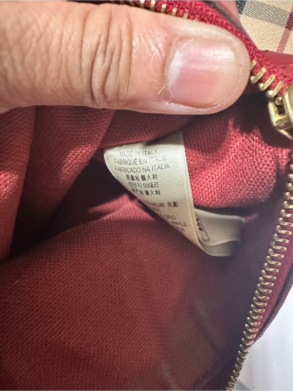 BURBERRY ❤️🌟HAYMARKET CHECK TOTE BAG ⭐️ - Picture 9 of 9